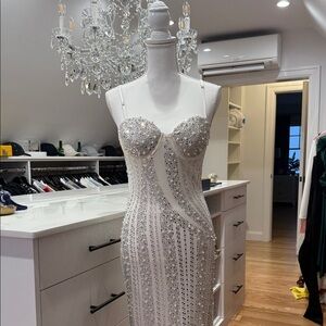 Banjul Silver Maxi Dress